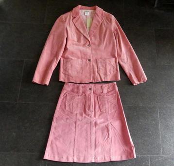Mantelpakje blazer jasje en rokje roze maat 38/40 - NIEUW! beschikbaar voor biedingen