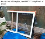 Kozijn met HR++91*128, Ophalen, Gevelraam of Ruit, Gebruikt, 80 tot 120 cm