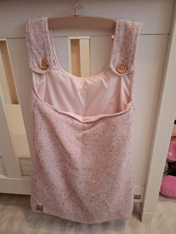 Boxopbergzak Jollein Konfetti Knit Vintage Roze/Pink, Kinderen en Baby's, Babydragers en Draagdoeken, Zo goed als nieuw, Overige typen