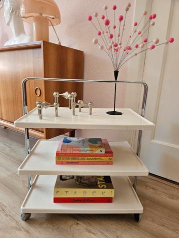 Vintage design Opal Mobel trolley serveerwagen  beschikbaar voor biedingen