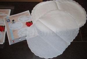 borduren onderlegger schaduwborduren, Hobby en Vrije tijd, Borduren en Borduurmachines, Nieuw, Patroon, Verzenden