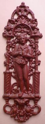 Deurrooster; herder; gietijzer; Groningen; 19e eeuw, Antiek en Kunst, Ophalen of Verzenden