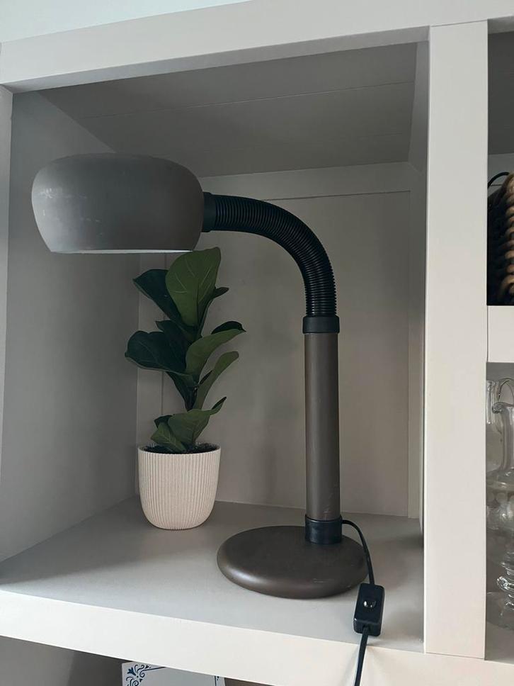 Vrieland Bureaulamp - Stijlvol Design bruin, Huis en Inrichting, Lampen | Vloerlampen, Gebruikt, Minder dan 100 cm, Metaal, Ophalen of Verzenden