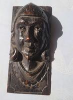 18de eeuw?? houten portret van een Prins?, Ophalen of Verzenden