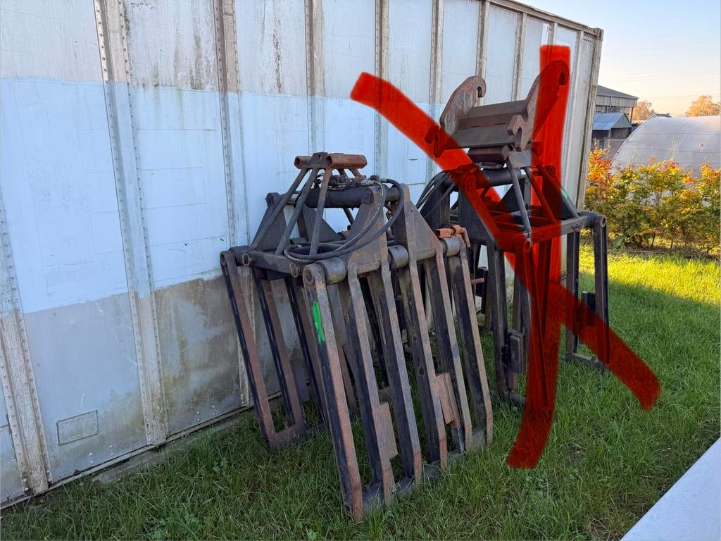 Hydraulische stenenklem 100cm, Ophalen of Verzenden, Gebruikt