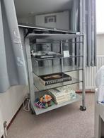 Hifi/audio rack/ tv meubel, Huis en Inrichting, Ophalen, 50 tot 100 cm, Zo goed als nieuw, Glas