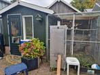 Volière aluminium + nachthok, Dieren en Toebehoren, Vogels | Hokken en Kooien, Ophalen, Zo goed als nieuw, Aluminium, Volière