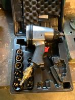 Luchtgereedschap - Slagmoersleutel met Doppen, Auto diversen, Autogereedschap, Ophalen of Verzenden, Gebruikt