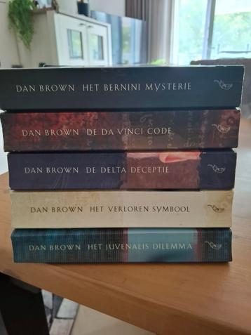 Dan Brown - Complete Set (5 Boeken) beschikbaar voor biedingen