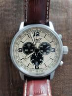 Aviator horloge, Sieraden, Tassen en Uiterlijk, Horloges | Heren, Overige merken, Overige materialen, Leer, Polshorloge