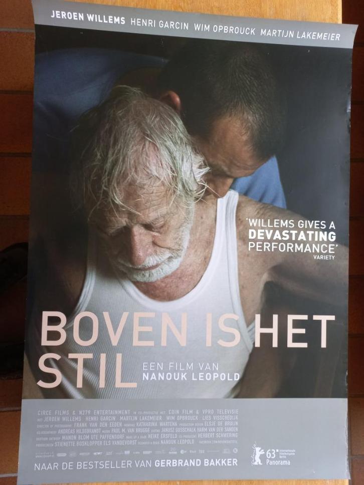 filmposter Boven is het stil, Verzamelen, Posters, Gebruikt, Film en Tv, A1 t/m A3, Ophalen of Verzenden