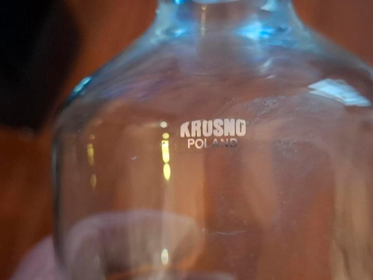 Krosno Karaf - Pools Glaswerk, Huis en Inrichting, Woonaccessoires | Vazen, Ophalen of Verzenden