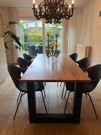 Tafel, Huis en Inrichting, Tafels | Eettafels, Ophalen, Gebruikt, Eikenhout, 200 cm of meer