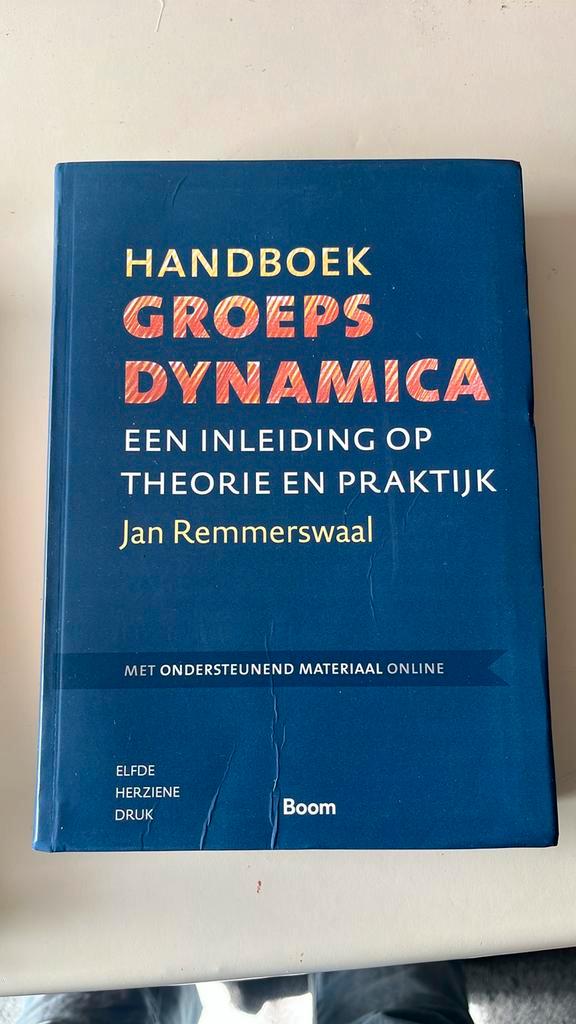 Jan Remmerswaal - Handboek groepsdynamica, Boeken, Wetenschap, Zo goed als nieuw, Sociale wetenschap, Ophalen of Verzenden
