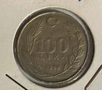 100 lira Turkije 1988, Postzegels en Munten, Ophalen of Verzenden, Overige landen