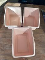 3 x Bak Sockerbit Ikea roze, Kunststof, Schaal, Ophalen of Verzenden, Zo goed als nieuw