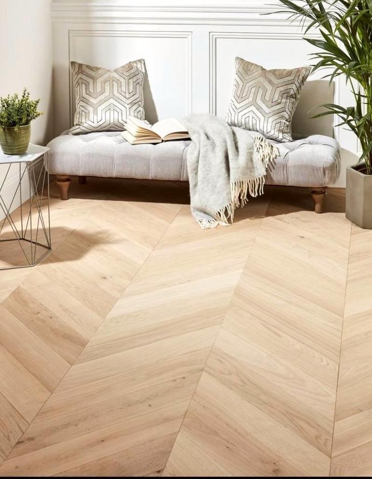 HONGAARSE PUNT EIKEN VLOER, Huis en Inrichting, Stoffering | Vloerbedekking, Ophalen of Verzenden