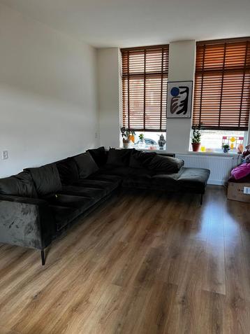 Loods 5 Timeless hoekbank groen velours/velvet beschikbaar voor biedingen