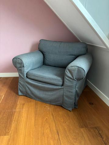 IKEA EKTORP Fauteuil – Grijs, in topstaat beschikbaar voor biedingen
