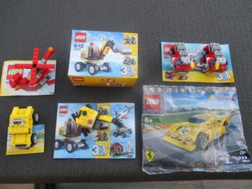 Te koop : 5 x Lego Creator 3 in 1 / zie omschrijving. beschikbaar voor biedingen