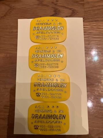 Draaimolen kaartjes Hendriks Apeldoorn 4 stuks beschikbaar voor biedingen
