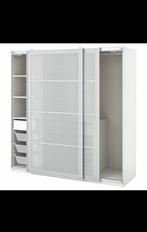 IKEA PAX kledingkast – wit met schuifdeuren (2m x 2,35m), Gebruikt, 200 cm of meer, Ophalen of Verzenden, 200 cm of meer