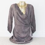 Mooi Transfer Jurkje (L) - 65 € 40,-, Kleding | Dames, Jurken, Maat 42/44 (L), Ophalen of Verzenden, Zo goed als nieuw, Grijs