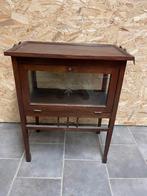 Antieke kast met glazen deur, Huis en Inrichting, Gebruikt, Minder dan 100 cm, 25 tot 50 cm, Overige houtsoorten