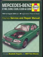 Mercedes-benz C-class 1993-2000 Service And Repair Manual, Ophalen of Verzenden