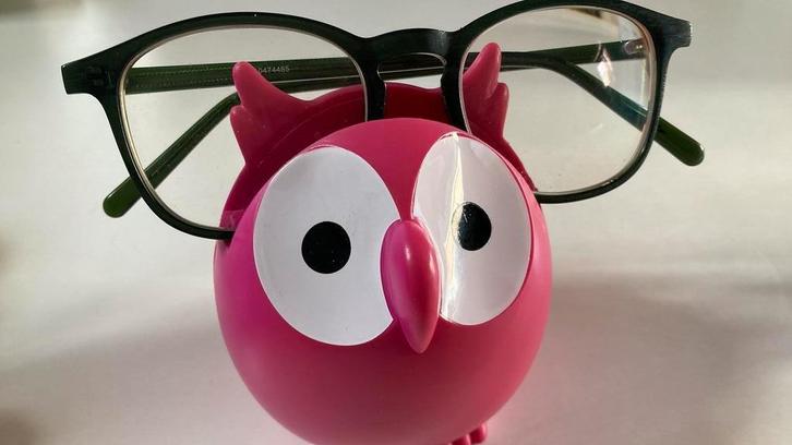 Pylones 1 Brillen Steun Roze 1 Ruitenkrabber PSTK!, Antiek en Kunst, Curiosa en Brocante, Verzenden