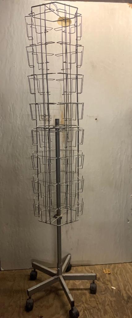 Twee  display rekken op wielen, Huis en Inrichting, Kasten | Stellingkasten, Gebruikt, Ophalen