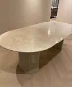 Eettafel Marmer - Meerdere Opties Beschikbaar - Ovaal Beige, Huis en Inrichting, Tafels | Eettafels, Ophalen, Overige materialen