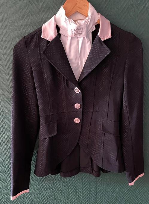 Prachtig chique wedstrijd jasje kids Couture Hippique, Dieren en Toebehoren, Paardrijkleding, Gebruikt, Kinderen, Bovenkleding