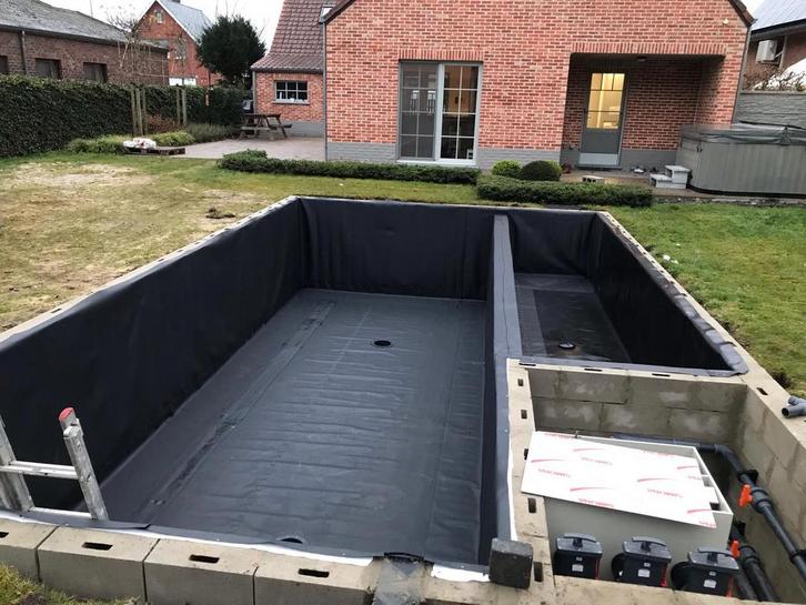 Folie op maat gelast voor uw koivijver of zwemvijver, Tuin en Terras, Vijvers, Nieuw, Ophalen
