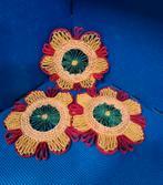** VINTAGE  PANNEN ONDERZETTERS **, Huis en Inrichting, Woonaccessoires | Onderzetters, Ophalen of Verzenden, Zo goed als nieuw