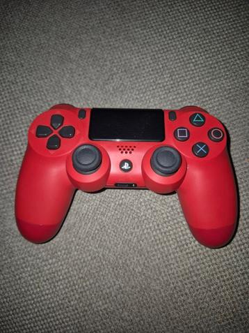 Rode PS4 dualshock Controller - Zo goed als nieuw! beschikbaar voor biedingen
