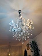Elegante kroonluchter met kristallen, Ophalen, Zo goed als nieuw, Glas