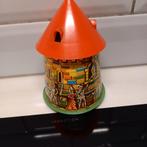 Oude blikken spaarpot, Ophalen of Verzenden, Gebruikt, Metaal of Blik, Overige thema's