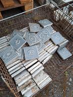 Antieke kachel tegels oude tegeltjes, Doe-het-zelf en Verbouw, Tegels, Ophalen, Gebruikt, Minder dan 20 cm, Minder dan 20 cm