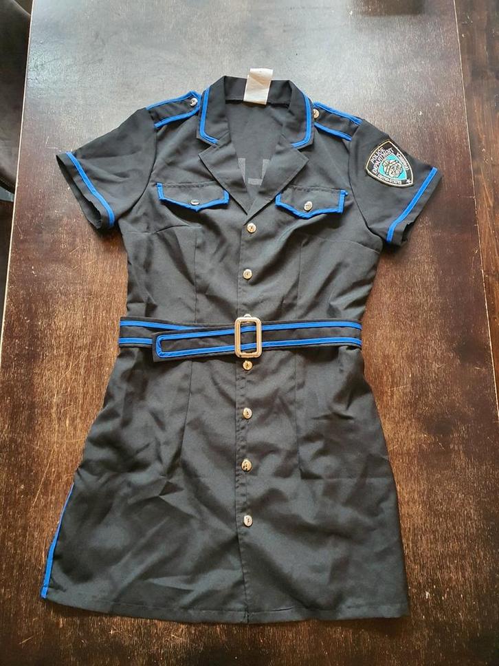Politiejurkje, Kleding | Dames, Carnavalskleding en Feestkleding, Zo goed als nieuw, Kleding, Carnaval, Maat 38/40 (M), Ophalen of Verzenden