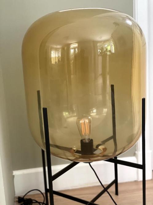 Vloerlamp Pulpo Oda Medium in amber glas, Huis en Inrichting, Lampen | Vloerlampen, Nieuw, Minder dan 100 cm, Glas, Ophalen