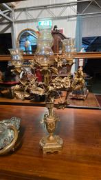 2 brons vergulde kandelaren, Ophalen, Koper of Brons