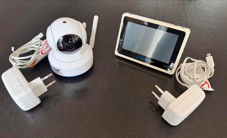 Luvion Grand Elite 3 Connect Babyfoon, Kinderen en Baby's, Babyfoons, Zo goed als nieuw, 250 meter of meer, Camera, Ophalen of Verzenden