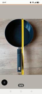 BK Hapjespan 24 cm /7 cm diep – ook pannen set evt, Ophalen, Gebruikt, Rvs, Koekenpan of Braadpan