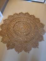 Sisal vloerkleed - diameter 130 cm - zo goed als nieuw, 100 tot 150 cm, Beige, Rond, Ophalen of Verzenden