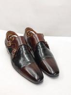 santoni  double monk, Ophalen of Verzenden, Gedragen, Bruin, Gespschoenen