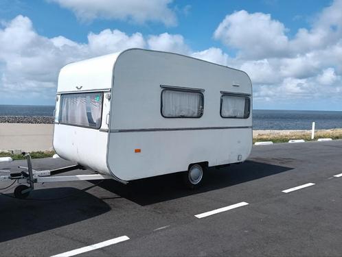 Vintage De Roeck 340 uit 1970, MTM 750 kg, geschikt België, Caravans en Kamperen, Caravans, Particulier, tot en met 4, tot 500 kg