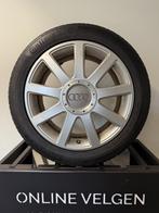 Zomer Set 17 inch Originele Audi 5x112 velgen + banden A4 A3, Gebruikt, Banden en Velgen, 17 inch, Ophalen of Verzenden