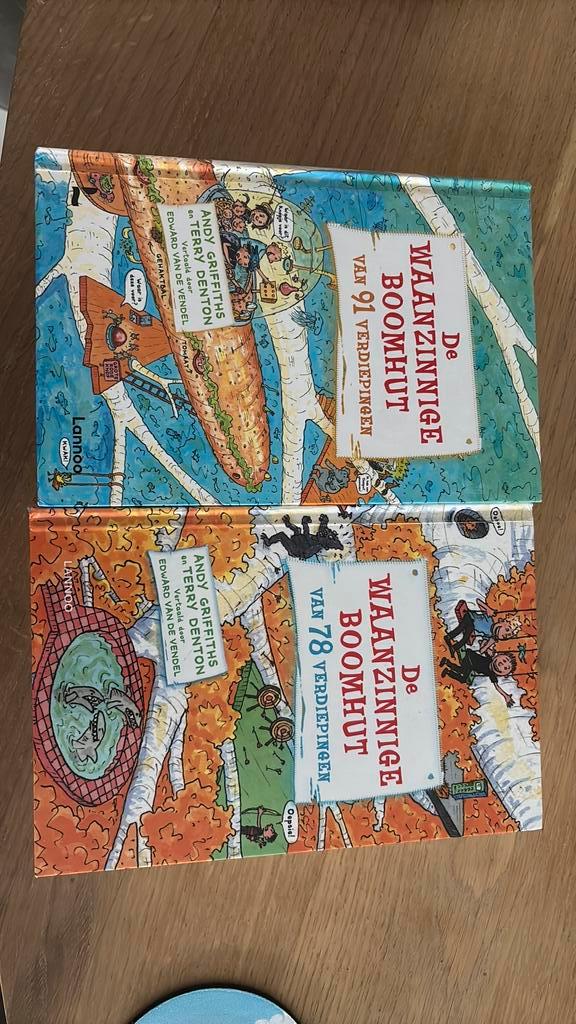 De waanzinnige boomhut 78 en 91 verdiepingen, Boeken, Kinderboeken | Jeugd | onder 10 jaar, Zo goed als nieuw, Fictie algemeen