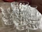Schalenset - Arcoroc Britannia - Thumbprint - 9 delig, Ophalen of Verzenden